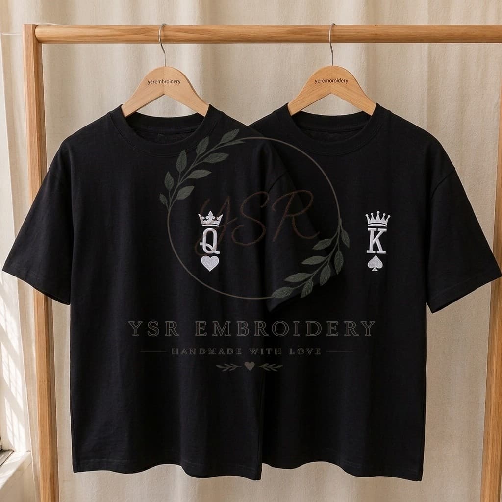T-Shirt Brodé Roi & Reine